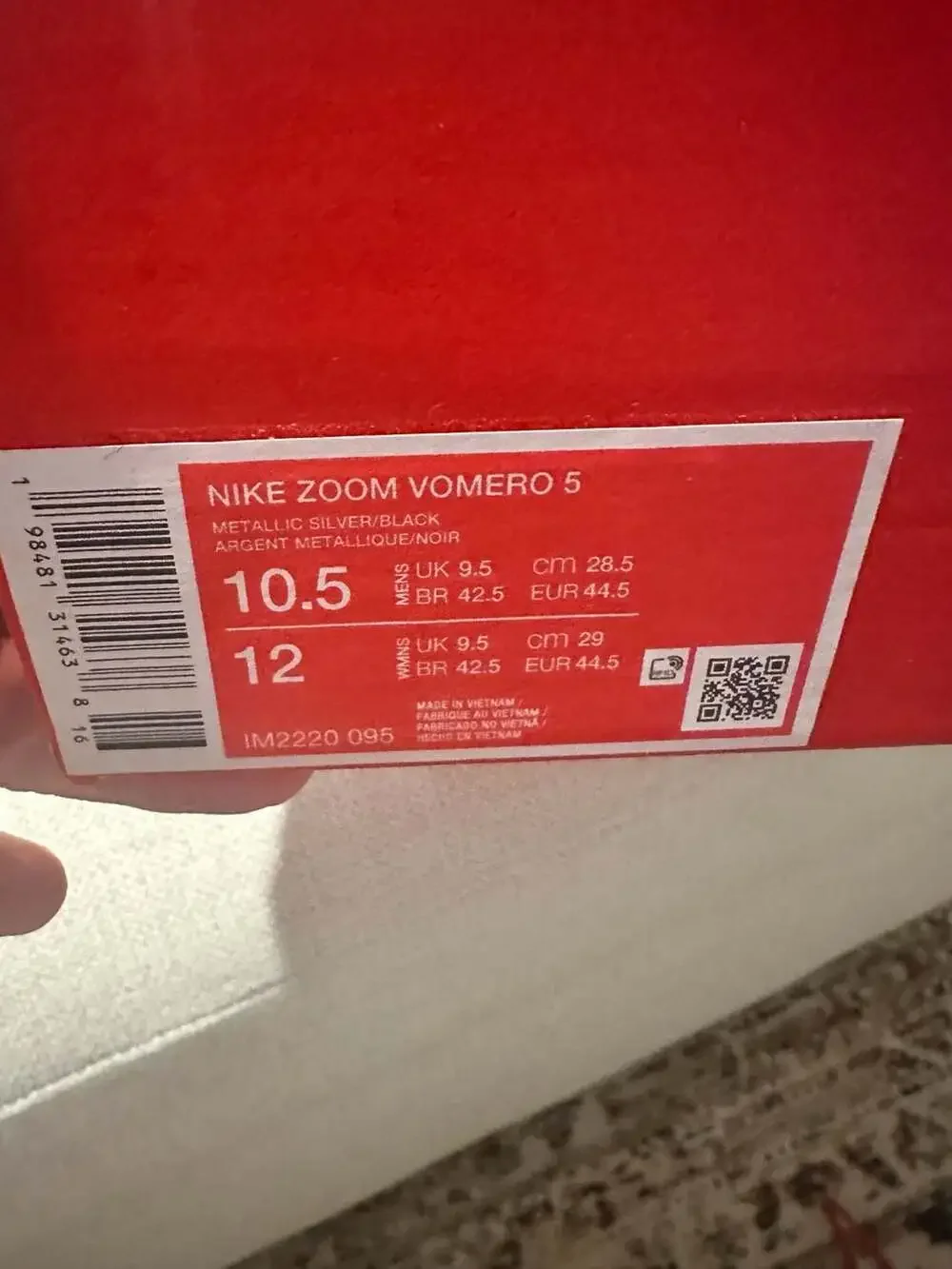 Nike Zoom Vomero 5 Metallic Silver Court Purple